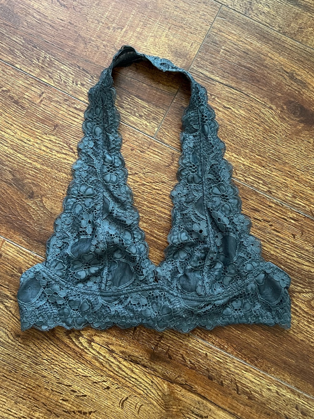 Free People Gray Bralette, size small